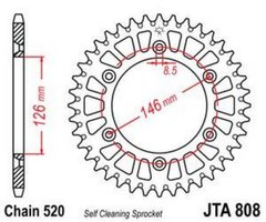 JT JTA808.49 - Зірка задня легкосплавна