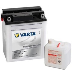 VARTA YB12A-A / 12N12A-4A-1 Аккумулятор 12 А/ч, 160 А, (+/-),136х82х161 мм