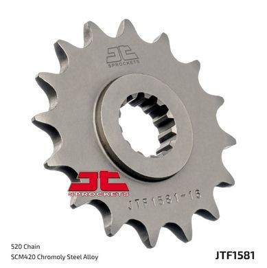 JT JTF1581.16 - Зірка передня YAMAHA FZ6, YZF 600/750 1993-2009