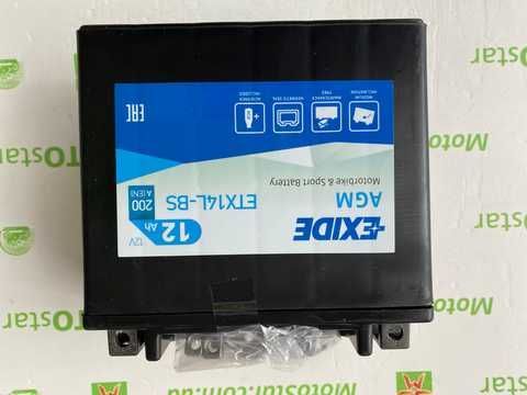 Купить EXIDE ETX14L-BS / YTX14L-BS аккумулятор 12 А/ч, 200 А, (-/+