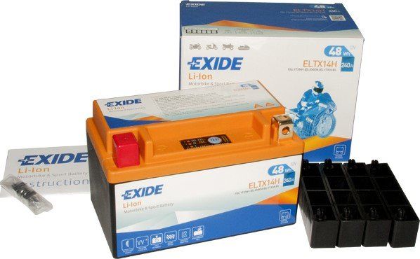 ELTX14H - EXIDE - 48WH / 240A 12V L+ / Аккумулятор LI-ION