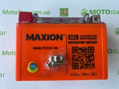 YTZ14S MAXION (GEL) Мото аккумулятор гелевый, 12V, 11,2Ah, 150x87x110 мм