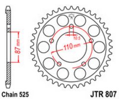 JT JTR807.47 - Звезда задняя