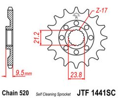 JT JTF1441.14SC - Зірка передня
