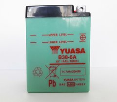 YUASA B38-6A Акумулятор 13 А/ч, 119х83х161 мм