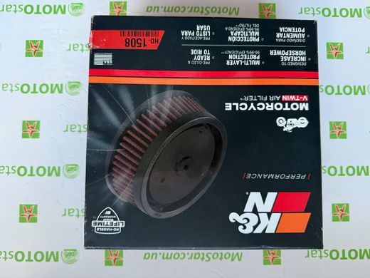 K&N HD-1508 Воздушный фильтр двигателя: подходи 2008-2014 HARLEY DAVIDSON(FLTRX Road Glide Custom, FLHR Road King, FLHRC, FLHTC Electra Glide,