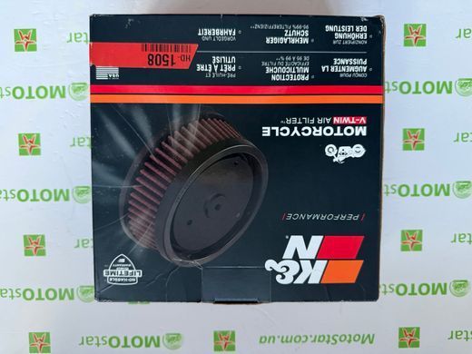 K&N HD-1508 Воздушный фильтр двигателя: подходи 2008-2014 HARLEY DAVIDSON(FLTRX Road Glide Custom, FLHR Road King, FLHRC, FLHTC Electra Glide,