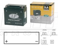Мотоакумулятор LP SLA MB SLA 12-10 12V-10Ah, д.150, ш.87,в.130, вес 3,71 кг