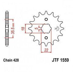 JTF1559,14 Передня зірочка