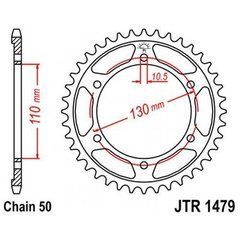 JT JTR1479.47ZBK - Звезда задняя YAMAHA YZF-R1 1000 '09-14'