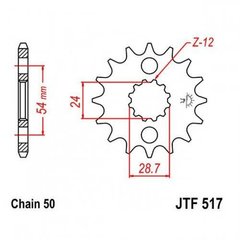 JT JTF517.18 - Звезда передняя
