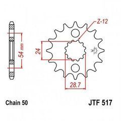 JT JTF517.18 - Зірка передня