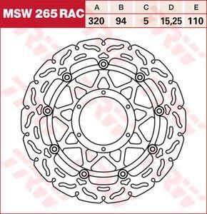 LUCAS MSW265RAC - Гальмівний диск