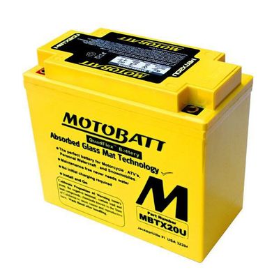 Motobatt MBTX20U Акумулятор 21 A/ч, 310 A, (+/-)(-/+), 175x87x155 мм