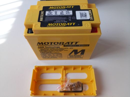 Motobatt MBTX20U Мото акумулятор 21 A/ч, 310 A, (+/-)(-/+), 175x87x155 мм