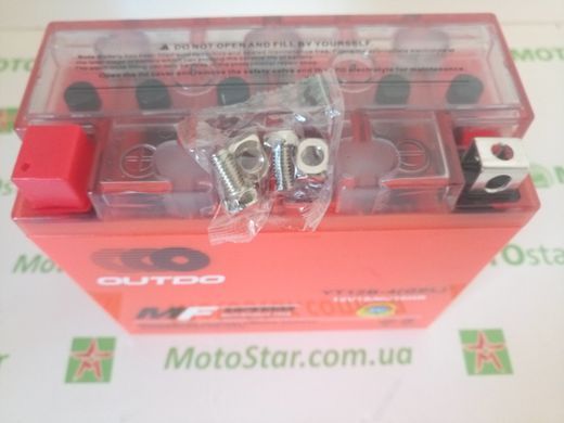 YT12B Акумулятор 12V 12Аh гелевий, 150x69x132, чорний, ENDURO, Japan Tech, ZV