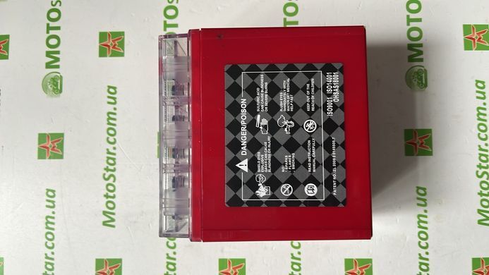 Акумулятор MotoTech YT9A-BS GEL (12N9-BS, YB9-B), 12V 9 Ah.135x75x135 мм