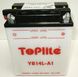 Мотоакумулятор TOPLITE YB14L-A1 12V, 14Ah, д. 135, ш. 91, в.167, обсяг 0,8, вага 4,5 кг, без електроліту