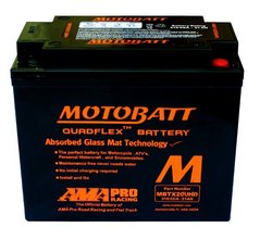 Motobatt MB MBTX20UHD Мото акумулятор 21 A / ч, 310 A, (+/-) (- / +) ,, 175x87x155 мм