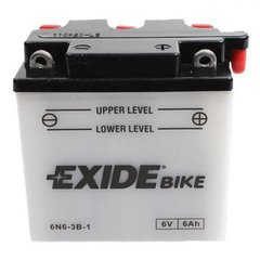 EXIDE 6N6-3B-1 Мото аккумулятор 6 А/ч, 40 А, 6 В, (-/+), 98х56х110 мм