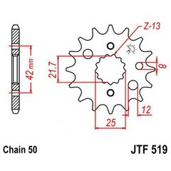 JT JTF519.16 - Звезда передняя