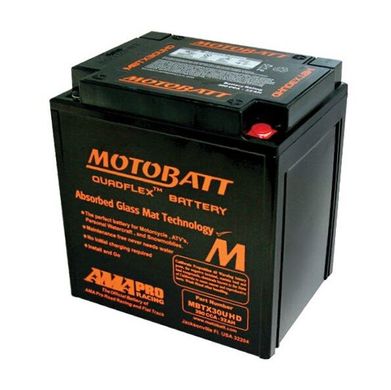 Motobatt MBTX30U Акумулятор 32 А/ч, 385 А, (+/-)(-/+), 166х126х175 мм