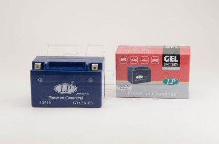Мотоакумулятор LP GEL MG GTX7A-BS 12V,6Ah,д. 152, ш. 88, в.94, вес 2,9 кг,залит