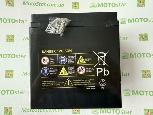 Аккумулятор Outdo YB30L-BS (MF) 30Ah/10HR CA*290A (YTX30L-BS) AGM Tech, 166x126x175 мм