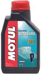 Олива Motul OUTBOARD 2T, 1 литр, (851811, 102788)