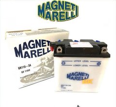 6N11A-3A - MAGNETI MARELLI - 11AH / 6V P+ Аккумулятор стартерный