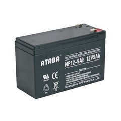 Аккумуляторная батарея 12V 9,0 Ah Ataba Q10 (150х65х100)