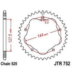 JT JTR752.45 - Звезда задняя