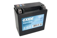 EK131 - EXIDE - аккумулятор 12V AGM вспомогательный 13 А/ч, 200 А, (+/-), 150х90х145 мм Start-Stop