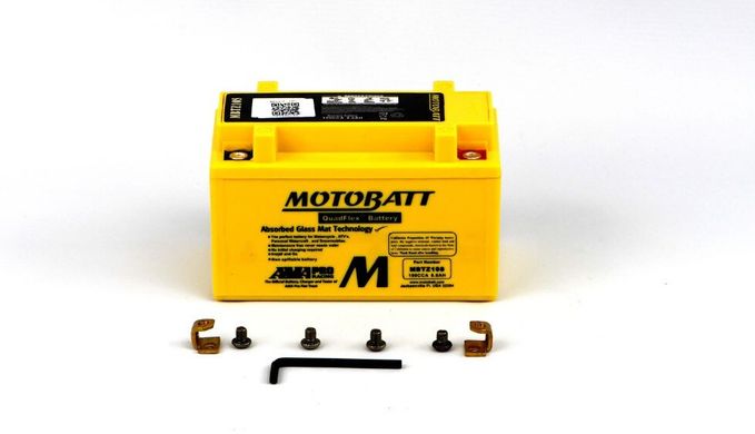 Motobatt MBTZ10S (YTZ10S) Мото акумулятор 8,6 A/ч, 190 A, 151x87x95 мм 2,9 кг