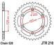 JT JTR210.47SC - Звезда задняя HONDA CR/CRF '83-'20