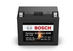 Аккумулятор BOSCH 0 986 FA1 100 (YT12B-BS) AGM 10Ah 165А, 150x70x130 мм