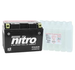 Аккумулятор Nitro NTZ14S-BS AGM 11,2 Ah, 230 А, (+/-), 12V, 150х87х110 мм. (YTZ14S)