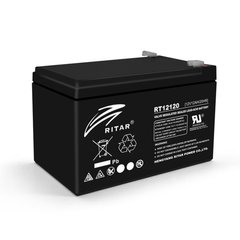 Акумуляторна батарея AGM RITAR RT12120B, Black Case, 12V 12.0Ah (151х98х 95 (101)) Q4