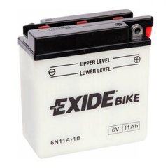 EXIDE 6N11A-1B Мото аккумулятор 11 А/ч, 80 А, (-/+), 121х59х131 мм