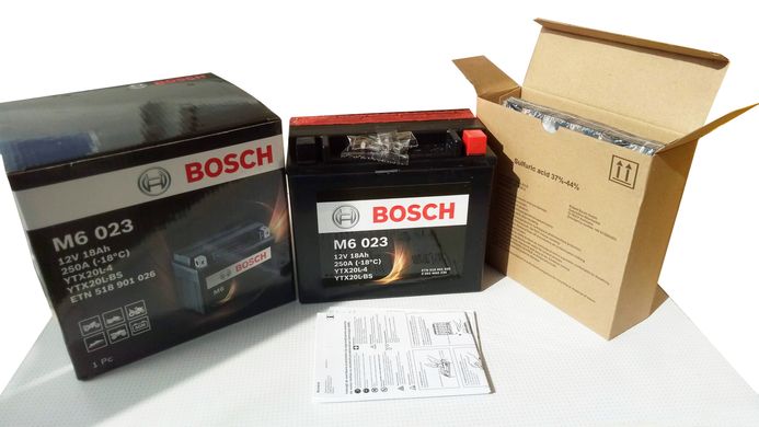 BOSCH 0092M60230 (YTX20L-BS) Мото аккумулятор