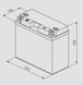 Акумулятор BOSCH 0 986 FA1 100 (YT12B-BS) AGM 10Ah 165А, 150x70x130 мм