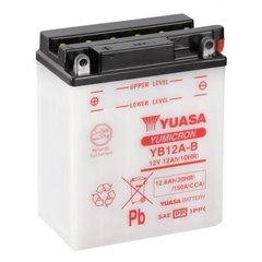 YUASA YB12A-B Мото аккумулятор 12 А/ч, 165 А, +/-, 134х80х160 мм