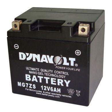 DYNAVOLT MG7ZS Акумулятор 6 А/ч, 65 А, 114х71х106 мм