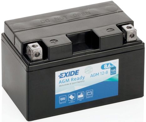EXIDE SLA12-8 / AGM12-8 Акумулятор 8,6 А/ч, 145 А, 150х87х93 мм