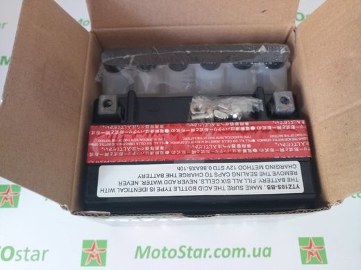 Мото аккумулятор Nitro NTZ10S-BS AGM 8,6 А/ч, 190 А, (+/-), 150x87x93 мм (YTZ10S)