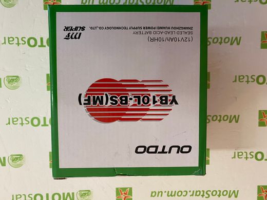 Outdo YB10L-BS MF (FA) Акумулятор 11 А / ч, 160 А, (- / +), 130х86х145 мм