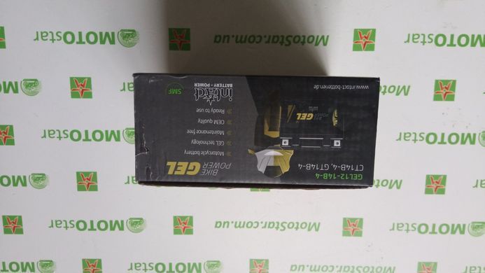 INTACT Bike Power Gel 12-14B-4 / YT14B-4 12V 12Ah, EN 250A, Стартерна батарея (YT14B-BS)