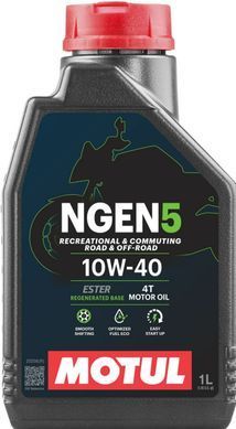 Олива моторна NGEN 5 SAE 10W40 4T (1л) (839101 / 111829)