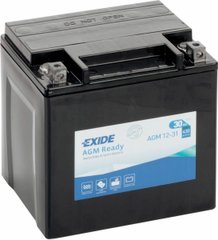 EXIDE SLA12-31/AGM12-31 Мото аккумулятор 30 А/ч, 430 А, (-/+), 166х126х175 мм