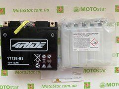 Аккумулятор YT12B-BS 4RIDE 12В 10Агод. 180А L+, CCA 180А, 150x69x130 мм (YT12B-4)